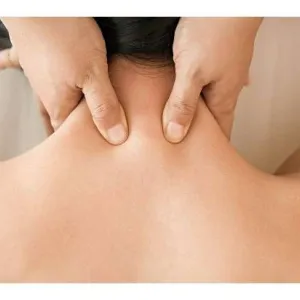 Upper back and neck massage